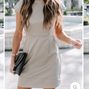 Vici faux leather dress